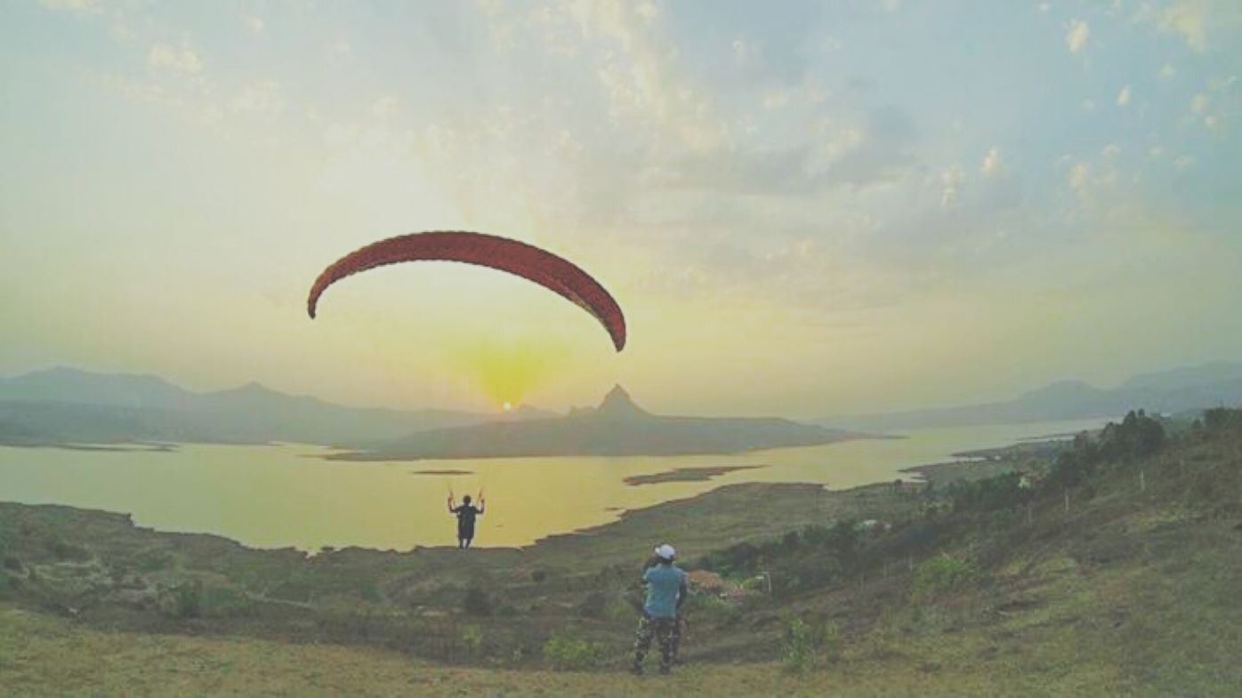 Divyanshu Ganatra Solo Paragliding